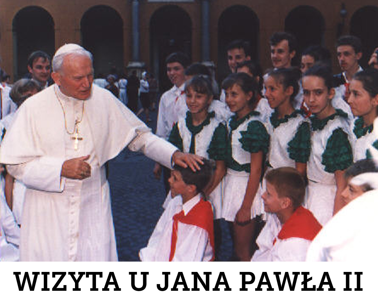 Wizyta u Jana Pawła II, Watykan, 1991 r.