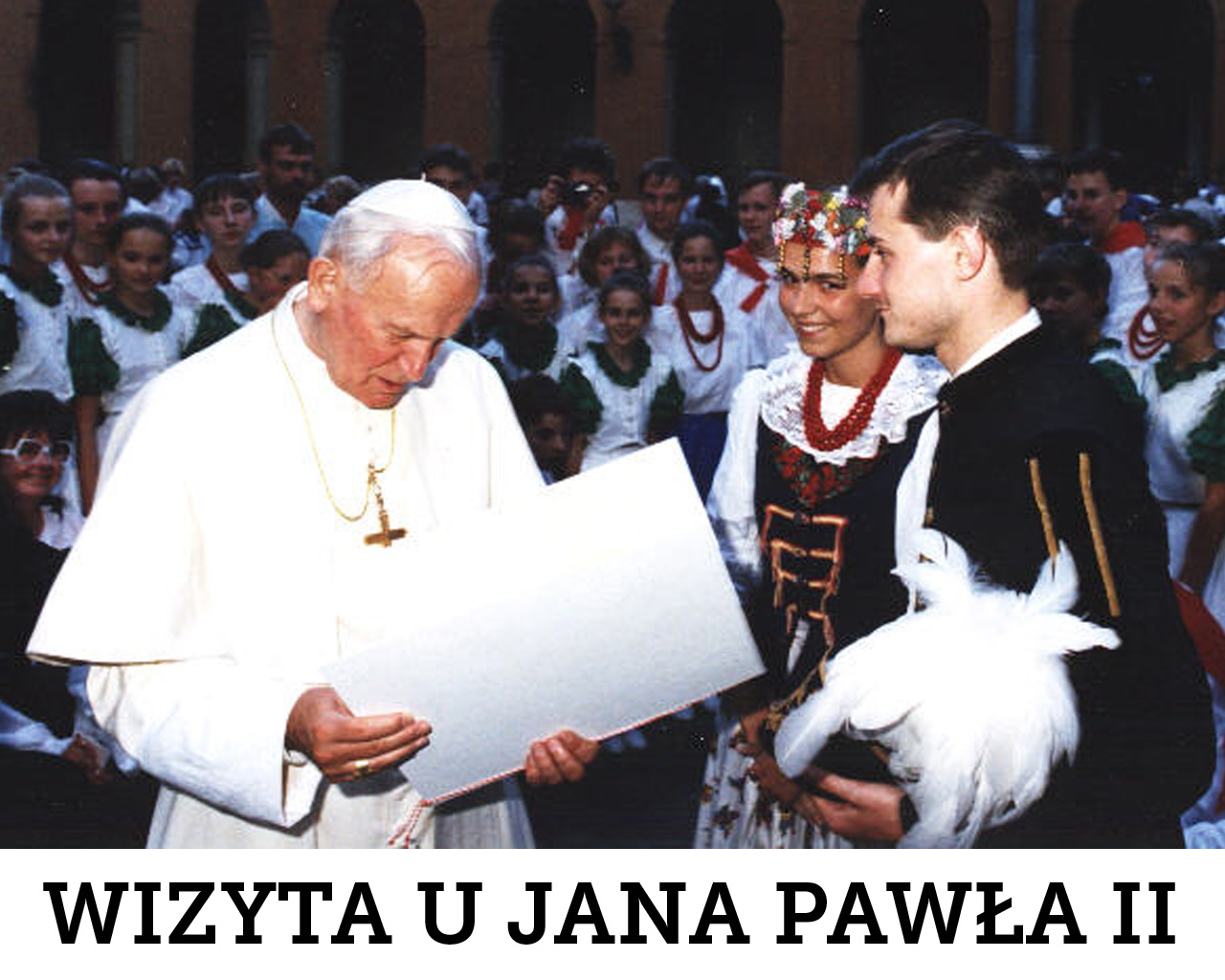 Wizyta u Jana Pawła II, Watykan, 1991 r.